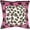 Dark Brown, Black, Ivory / Marian, variant on Boutique Rugs Marian Throw Pillow