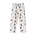 thumbnail image 2 of Vsdgher Yoga Labrador Retriever Print Mens Pajama Pants Sleep & Lounge Pants, PJ Bottoms With elastic waistb and Pockets, 2 of 5