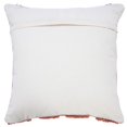 thumbnail image 6 of Ox Bay 20" x 20" Hand-Woven Pink/ White Geometric Organic Cotton Pillow Cover, 6 of 12