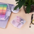 thumbnail image 7 of Mini Office Supply Kits – Includes Mini Stapler,Scissors, Staple Remover, Staples, Tape Dispenser (Pink), 7 of 7