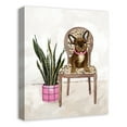 thumbnail image 2 of Creative Products Cheetah Chair Dog 2 16 x 20 Canvas Wall Art, 2 of 4