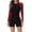 Red, variant on Staron Women's Slim Zipper Jumpsuit Swimsuit Color Block Sports Surf Suit Long Sleeve One Piece Bathing Suit for Pool Beach Vacation, Red S