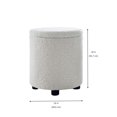 thumbnail image 3 of Hometrends  Boucle Storage With Lid, 3 of 8