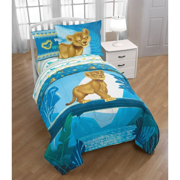 Disney S The Lion King Simba Bed In A Bag Kids Bedding Set W Reversible Comforter Com Disney S The Lion King Simba Bed In A, Disney King Size Bedding Set