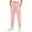Pink, variant on CPNG Children's Thin Jogger Sweatpants Straight Leg Elastic High Waist Casual Loose Cozy Sports Pants with Pocket(Pink,18-24 Months)