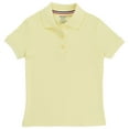 thumbnail image 1 of French Toast Polo Interlock à Manches Courtes pour Filles Jaune, Grand/14/16/plus, 1 of 4
