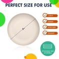 thumbnail image 3 of Homienly Wheat Fiber Dinner Plates, 8-Pack 9 inch, Unbreakable, Microwave & Dishwasher Safe, Plate Set and Plastic Dinner Plates for Kitchen, Camping, Picnic and RV, Salad Plates, Beige, 3 of 9
