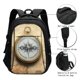thumbnail image 3 of Easygdp Magnetic Old Compass On World Map Mochila para Laptop de Viaje con Puerto USB, Mochila para Laptop con Puerto de Carga USB para Mujeres y Hombres, 3 of 7