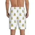 thumbnail image 2 of Mens Pajama Pants - Rubber Duck Showe Sleep Shorts Mens Pajama Shorts, Comfy Pj Pants for Mens Lounge Shorts, 2 of 5