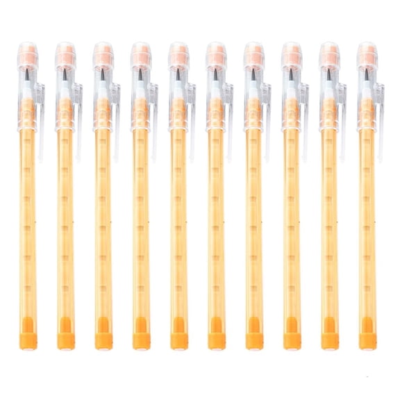 Ywmsfl Stackable Pencils in Dazzling, Translucent Multiple Point Push Fun Pencils with Erasers, Stacking Point Leads Pencil Set