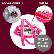 ZIPIT Monster Pencil Case | Pink Pencil Pouch for College and Office