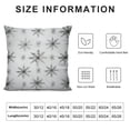 thumbnail image 5 of Nawypu   Pieces Christmas Cozy Fleece Throw Pillow Cover Double Sided Snowflakes Pillow Cases Snowflake Pillowcases for Bed Sofa Car (White), 5 of 5