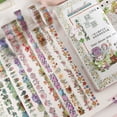 thumbnail image 4 of LAIQIEN 12Roll Flower Decorative Tape 15mmX2M for Art Craft Scrapbooking Journal Album, 4 of 13
