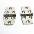 thumbnail image 1 of Paquete de 4 bisagras de puerta ShuxiuWang de acero inoxidable 316 marinas plata, 1 of 1