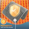 thumbnail image 4 of Electric Blanket - Foot, Back & Full-Body Warmer - 3-Speed Timer for Warming - 10-Level Temperature Adjustment Pain Relief Heated Pad Camping & Hiking Heating Thick Bed Blanket,Gray D, 4 of 11