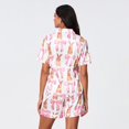 thumbnail image 3 of Pijama Yiulangde para mujer, conejito de pascua, mezcla de algodón, 2 piezas, 3 of 3