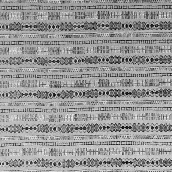 Ahgly Company Indoor Square Abstract Gray Modern Area Rugs, 5' Square