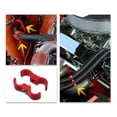 thumbnail image 4 of Unique Bargains Aluminum Alloy AN6 Car Hose Separator Clamp Fuel Line Connector for Oil Fuel Hose Red, 4 of 6