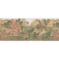 thumbnail image 2 of Fleurs Rouges Vintage Peinture de Bordure de Papier Peint Floral par Conception, Rouleau 15' x 9,5'', 2 of 3