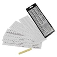 thumbnail image 3 of Piano Notes Stickers 6Pcs Practical Design Ideal For Piano Lessons Electronic Keyboard Removable White Decor, 3 of 3