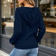 thumbnail image 6 of Full Zip Hoodie Sweatshirts for Women,Oversized Long Sleeve Drop Shoulder Casual Sweatshirt with Drawstring Hooded,Vacation Travel Outfit, 6 of 6