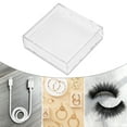 thumbnail image 5 of Unique Bargains 1 Pc Double Layer Right Angle Nail Storage Box Clear Plastic, 5 of 5