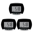 thumbnail image 2 of Toystoory LCD podómetro contador de pasos con clip para cinturón accesorio de ejercicio multifuncional fitness caminar para anciano regalo Type1 NO1, 2 of 6