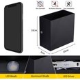 thumbnail image 3 of Lámpara de pared LED de 2 piezas para interior, lámpara de pared interior de 6 W, lámparas de pared de aluminio modernas, lámpara de pared para sala de estar, dormitorio, baño, cocina, comedor, 3 of 5