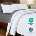 thumbnail image 4 of Bare Home Down Alternative Comforter Set - 3-Pieces - All Seasons - Full, White, 4 of 8