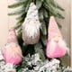 thumbnail image 4 of Advancent 4 unids/set tela Navidad muñeca sin rostro colgante lindo reemplazo hogar mimbre decoración accesorios con cordón Kits de decoración para fiestas Gris, 4 of 6
