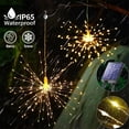 thumbnail image 2 of Lámpara de Fuegos Artificiales Solar Colgante de 5 X 96 LED, 8 Modos, Control Remoto, Decoración Navideña, Luces de Hadas para Jardín, 2 of 5