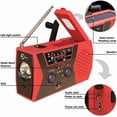 thumbnail image 4 of Radio portátil Yotijar FM Weather rojo, 4 of 10