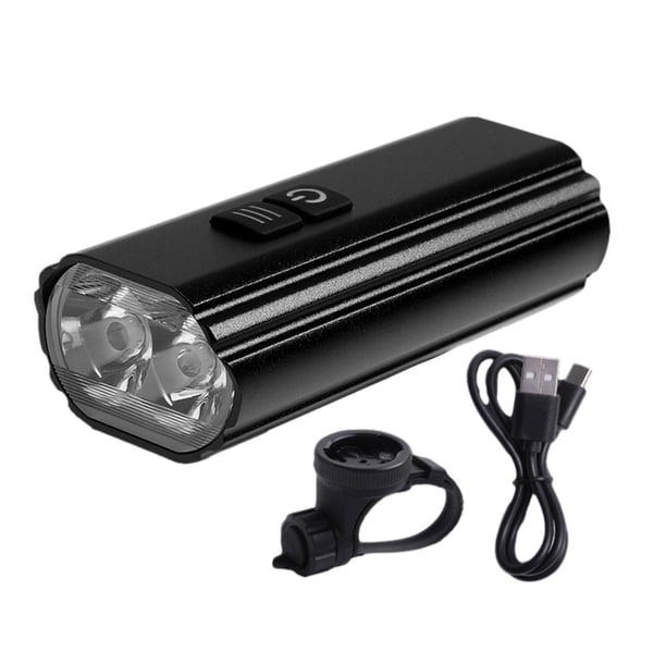 Faro de Bicicleta Recargable, Luz de Cabeza de Bicicleta Superbrillante de Seguridad, Lámpara Delantera para Bicicleta para Niños, Ciclismo Nocturno , E300SET