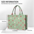 thumbnail image 3 of Large Capacity Tote Bag,Green Christmas Tree Pattern Handbag Fashion Luxury Tote Bag,15.7"x13"x 5.1" Inches,Laptop Compatible, 3 of 6
