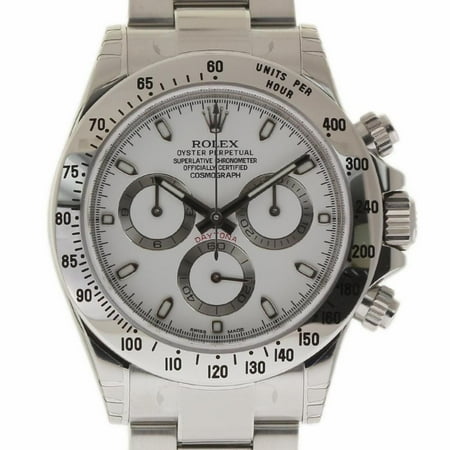 Pre-Owned Rolex Daytona 116520 Steel  Watch (Certified Authentic &
