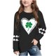 thumbnail image 1 of Blusas y camisas de manga larga con cuello redondo, moda del Día de San Patricio, blusa informal con estampado bonito de manga larga para niños y niñas., 1 of 5