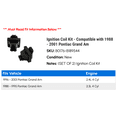 thumbnail image 2 of Ignition Coil Kit - Compatible with 1988 - 2001 Pontiac Grand Am 1989 1990 1991 1992 1993 1994 1995 1996 1997 1998 1999 2000, 2 of 2