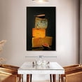 thumbnail image 3 of Elephant Stock Cheese And Figs Wall Art - Vertical Canvas Wall Art - Living Room Wall Decor - Food And Drink Canvas - Orange And Black Decor - 34" x 51", 3 of 8