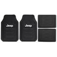 thumbnail image 2 of Plasticolor Floor Mat 001668R01 WeatherPro; White Jeep Logo With Sculpted Channels; Black; Rubber; 4 Piece, 2 of 4