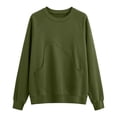 thumbnail image 5 of Sweatshirts for Women Oversized Round-Neck Shirts Fall Fashion Outfits 2026 Casual Sweaters Tops Fleece Workout Fall Outfits & Winter Clothes, 5 of 6