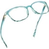 LifeArt Blue Light Blocking Glasses, Anti Eyestrain, Computer Reading Glasses, Gaming Glasses, TV Glasses for Women Men, Anti Glare (Stripe Blue, +0.50 Magnification)