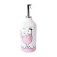 thumbnail image 2 of AURIGATE Easter Chicken Ceramic Soap Dispenser, Pink Chicken Polka Dot Lotion Pump Bottle for Bathroom Kitchen Decor, 2 of 6