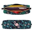 thumbnail image 2 of Balery Flamingos And Birds Estuche de Lápices de Cuero Impreso, Estuche para Suministros de Arte, Estuche de Lápices con Cremallera, Estuche de Almacenamiento de Papelería, 2 of 7
