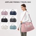 thumbnail image 2 of Bolsa de viaje HYC00 para mujer, rosa, capacidad de 30 litros, 2 of 8