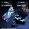 thumbnail image 2 of Gaming Wireless Earbuds, 45ms Low-Latency Gaming Earbuds, Bluetooth 5.0 Auto Pairing Headsets with LED Light Built-in Mic Gaming Headphones Suitable for Mobile Gamers, 2 of 10