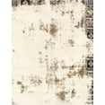 thumbnail image 1 of Ahgly Company Indoor Rectangle Abstract Blanched Almond Beige Abstract Area Rugs, 7' x 9', 1 of 6