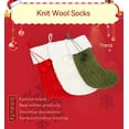 thumbnail image 5 of Paquete de de Navidad de punto, medias de Navidad con Papá Noel, Navidad y decoración del hogarRojo1PCS, 5 of 5