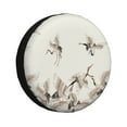 thumbnail image 2 of Balery Japanese White Cranes Tire Covers - Tough Tire Wheel Protector for Truck, SUV, Trailer, Camper, RV -14 inch, 2 of 8