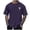 Dark Purple, variant on Men's Summer Beach Little Tree Print T Shirt Blouse Short Sleeve O Neck Tops T Shirt,XXS