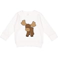 thumbnail image 2 of Inktastic Cute Moose Toddler Sweatshirt, 2 of 4